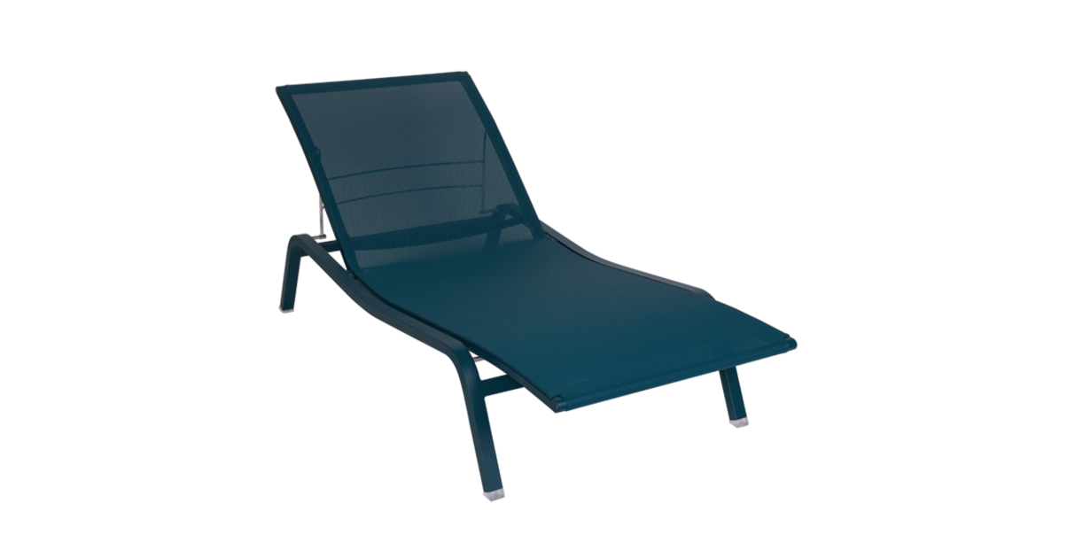 Bain de soleil Fermob Alizé bleu acapulco - Vivre dehors/Bains de